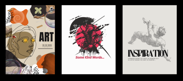 Aesthetic Art Prints (A4)